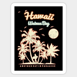 Waimea Bay Hawaii beach Sticker